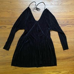 Zara Long Sleeve Dress (Black, Medium)